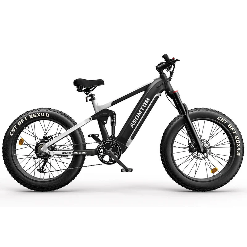 ASOMTOM SR6 26" Fat Tire All-Terrain Electric Bike 750W Motor 48V 16Ah Battery