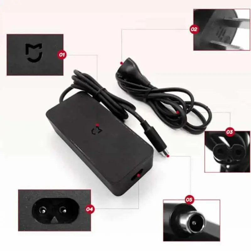 CARICATORE Originale Xiaomi M365, Essential, 1S, Pro / 2, Ninebot ES1, ES2