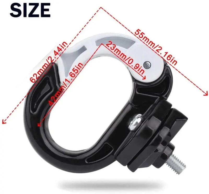 GANCIO in Metallo per Monopattino Elettrico Xiaomi Mijia M365 / M365pro porta buste