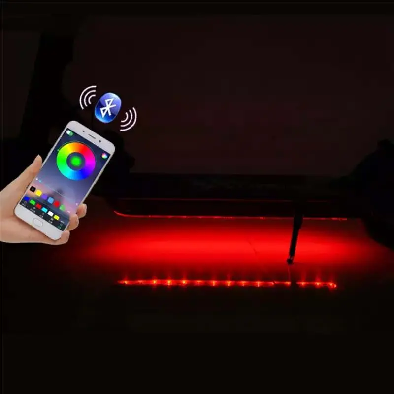 Striscia led tricolore con cover trasparente per Xiaomi M365, 1S ed Essential