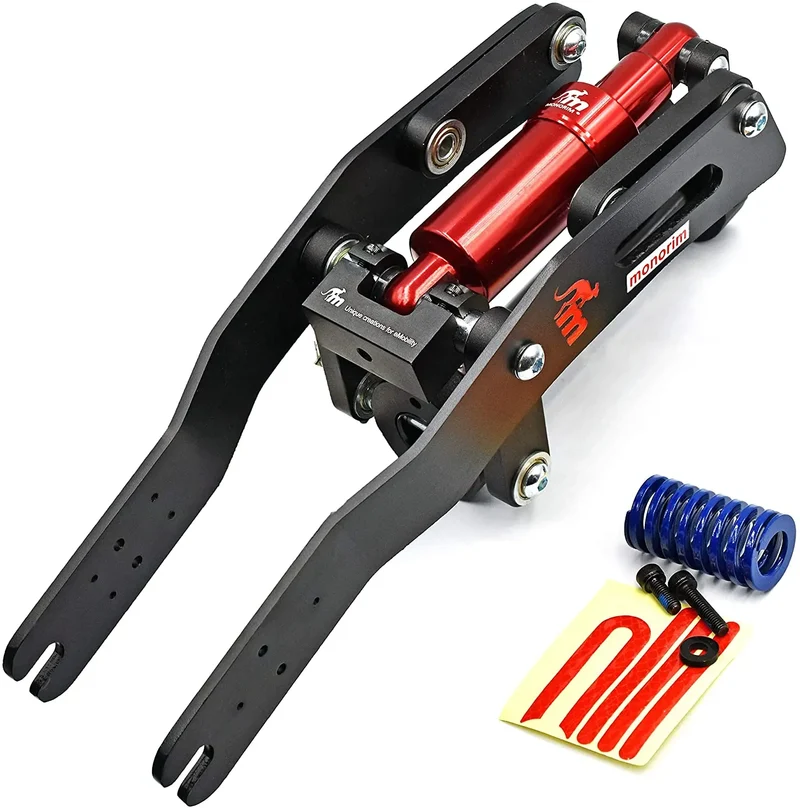 MONORIM V4 Nero/rosso per Monopattino Elettrico Xiaomi M365 1S Essential PRO (Black/Red)