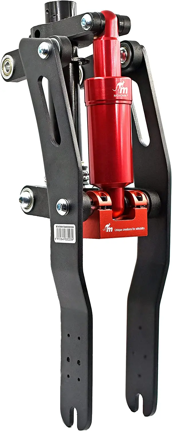 MONORIM V4 Nero/rosso per Monopattino Elettrico Xiaomi M365 1S Essential PRO (Black/Red)