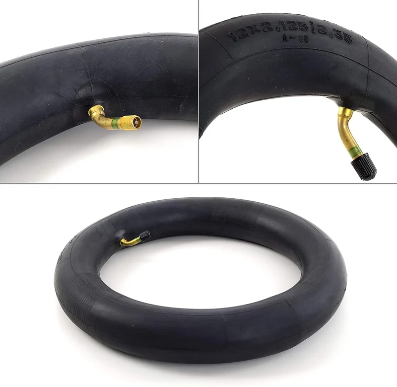 CAMERA D'ARIA OEM 12x2 valvola DRITTA o CURVA rinforzata per monopattini elettrici ottima qualità