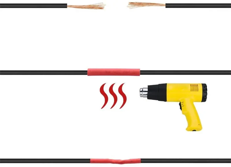 Set di tubi termorestringenti per PC, SIM e NAT Ratio 2: 1 Set di tubi isolanti per guaine termorestringenti isolati termicamente