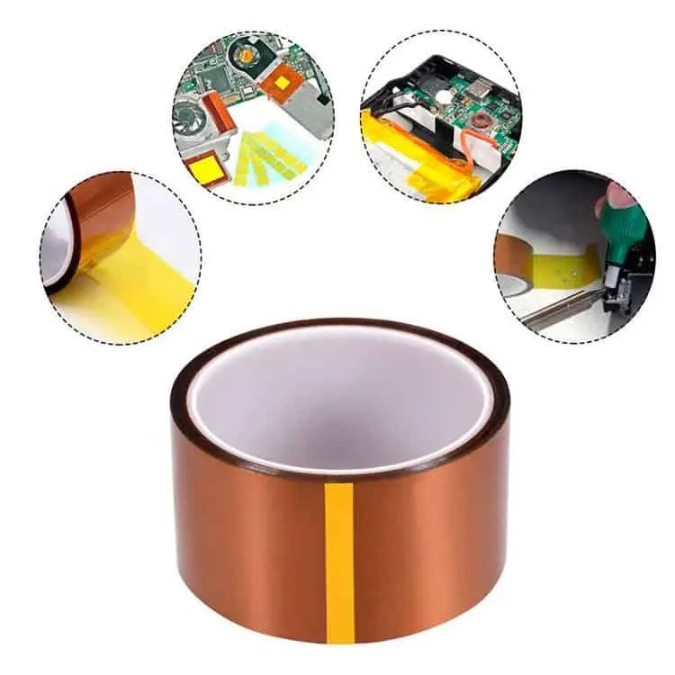 Nastro adesivo KAPTON resistente alle alte temperature, in poliimmide, per copertura, saldatura, elettricità, ecc