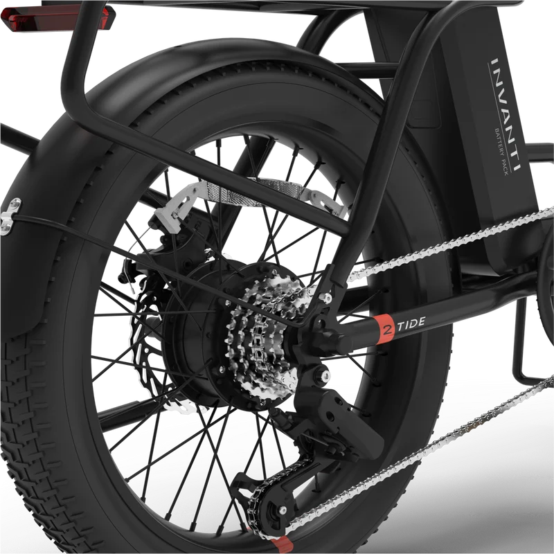 INVANTI TIDE2 Folding Step-Thru Electric Bike Combo
