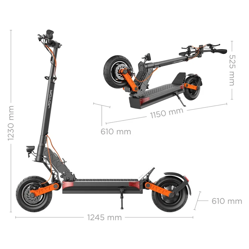 JOYOR S5-Z Commter Electric Scooter 600W Combo (US)