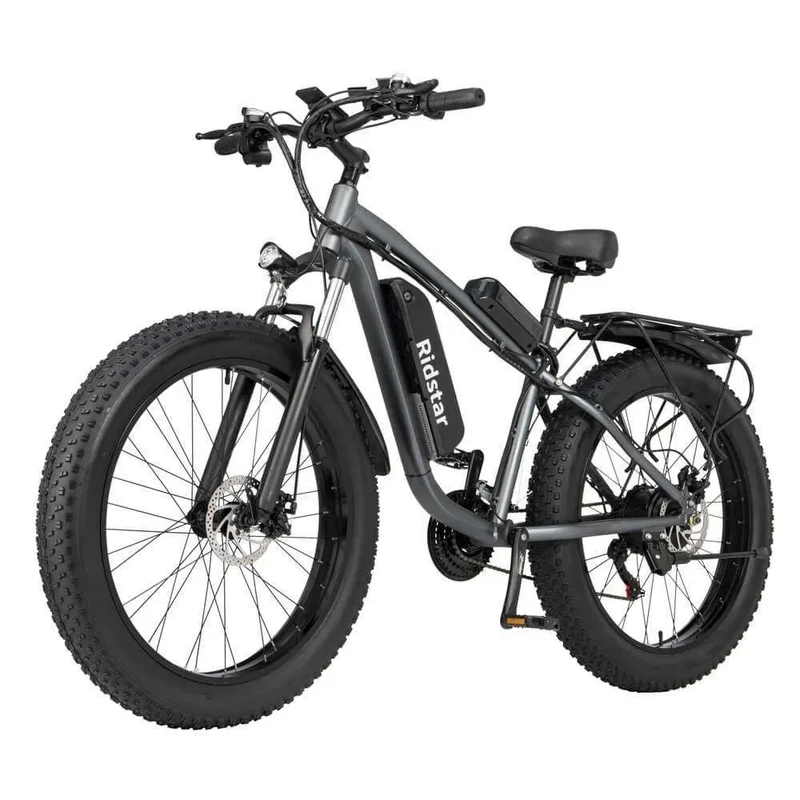 YVY E26 26" Fat Tires Mountain Electric Bike 1500W Motor 48V 15.6Ah Battery