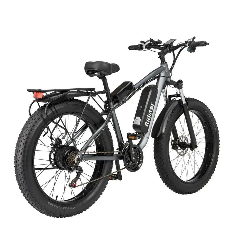 YVY E26 26" Fat Tires Mountain Electric Bike 1500W Motor 48V 15.6Ah Battery