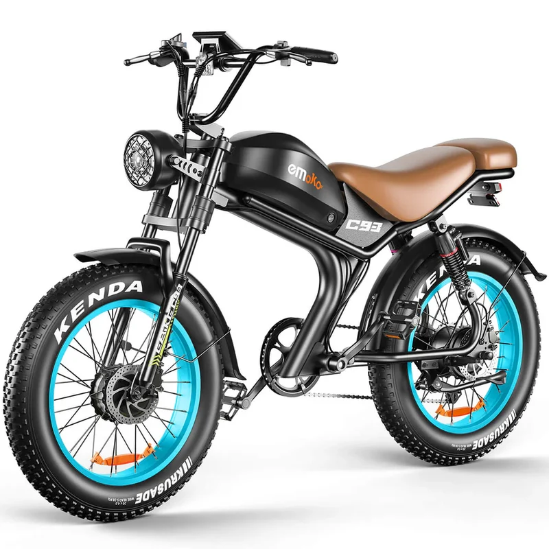 EMOKO C93 20" Fat Tire Electric Off-Road Bike 2000W Dual Motor 48V 23Ah Battery