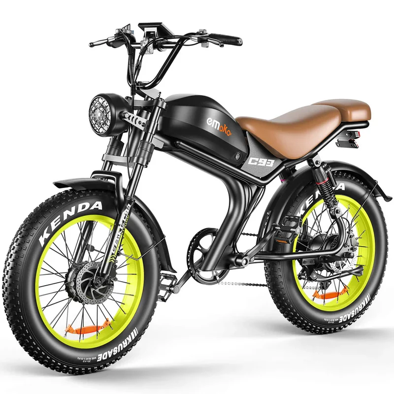 EMOKO C93 20" Fat Tire Electric Off-Road Bike 2000W Dual Motor 48V 23Ah Battery