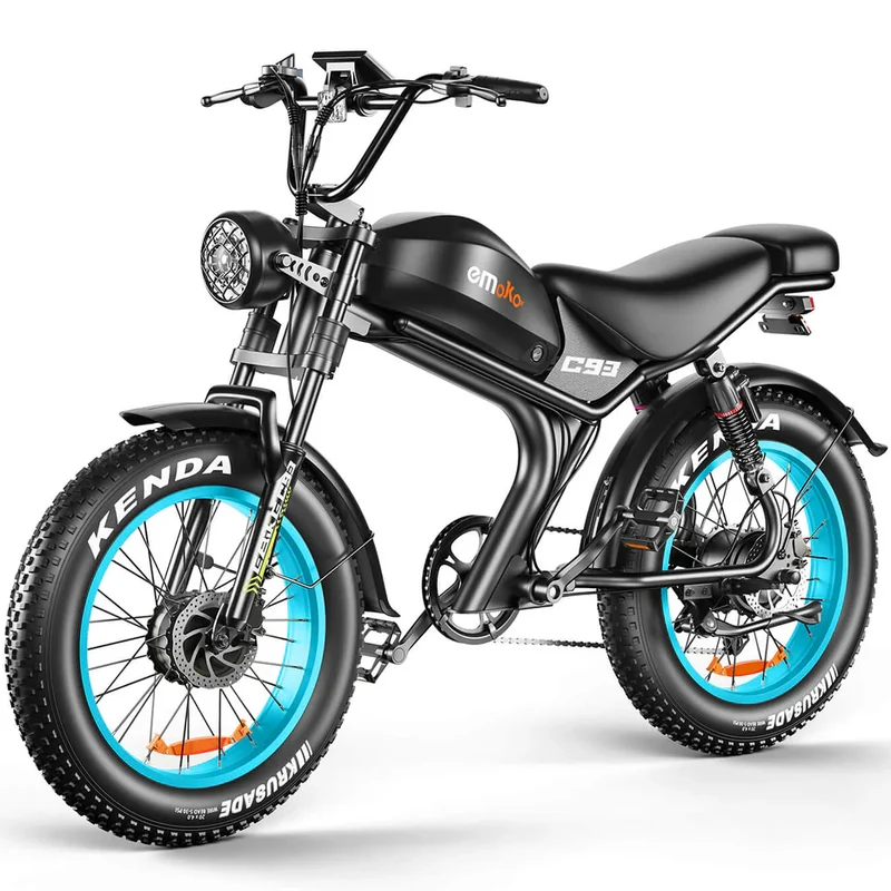 EMOKO C93 20" Fat Tire Electric Off-Road Bike 2000W Dual Motor 48V 23Ah Battery