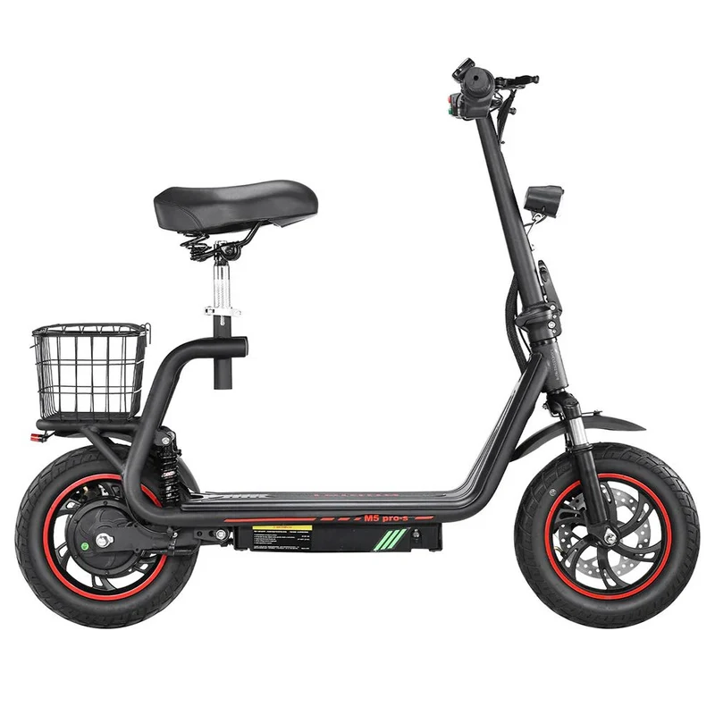 BOGIST M5 Pro-S 12" Seated E-Scooter 500W Motor 48V 13Ah Battery With Seat
