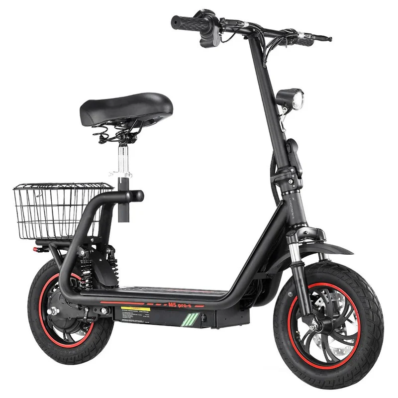 BOGIST M5 Pro-S 12" Seated E-Scooter 500W Motor 48V 13Ah Battery With Seat