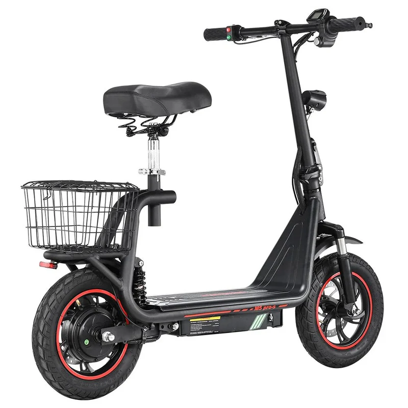 BOGIST M5 Pro-S 12" Seated E-Scooter 500W Motor 48V 13Ah Battery With Seat