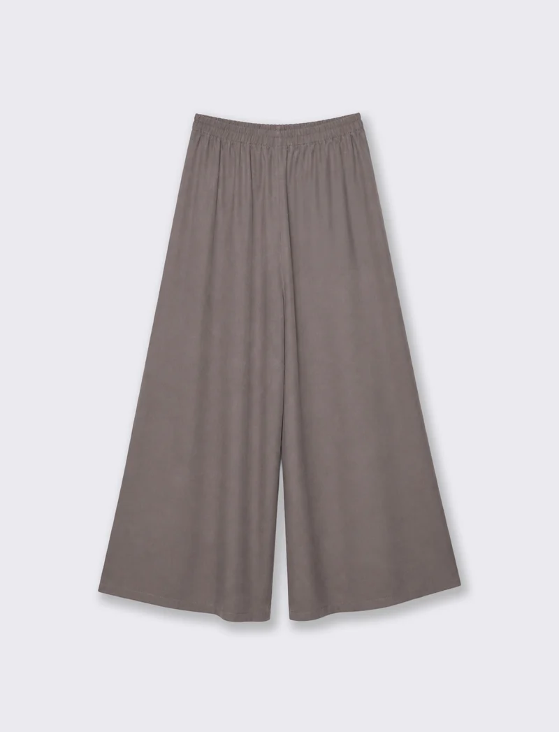 Pantalone ampio - Grigio