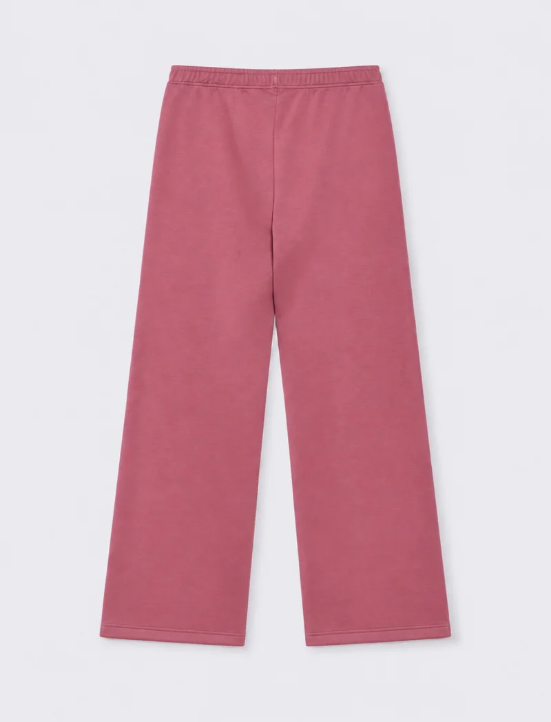 Pantalone jogger con elastico in vita - cipolla