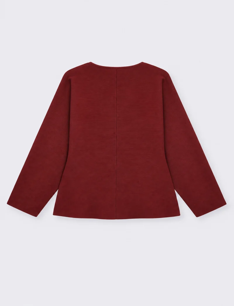 maglia ml scv - Rosso rubino