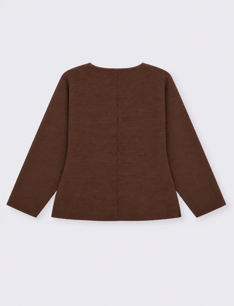 maglia ml scv - Marrone