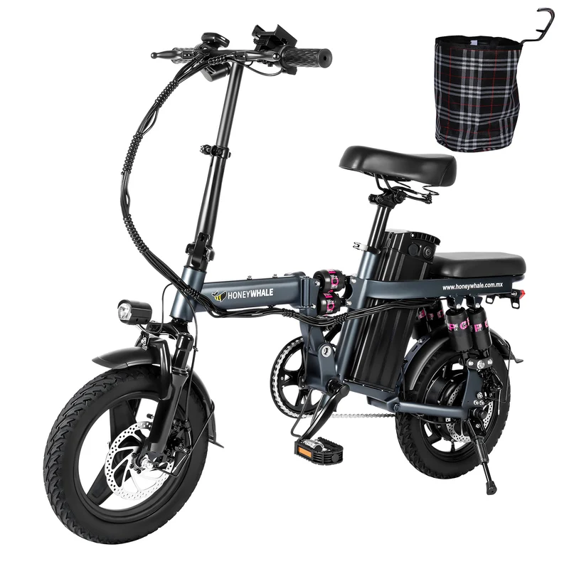 HONEYWHALE S6 Pro 14" Folding Electric Bike 350W Brushless Motor 48V 15Ah Battery