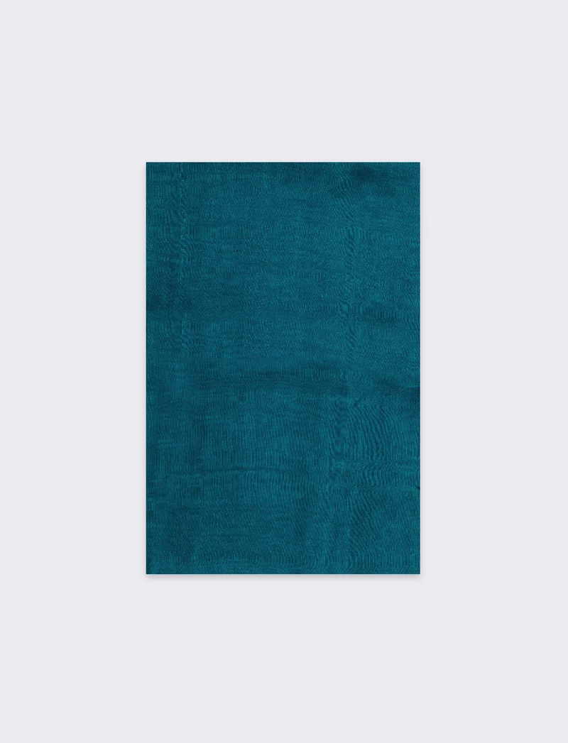 Foulard lucido unito donna - Verde petrolio