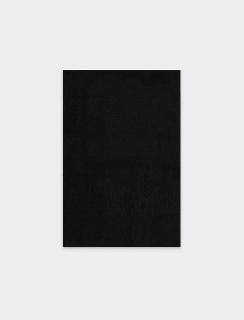 Foulard lucido unito donna - Nero