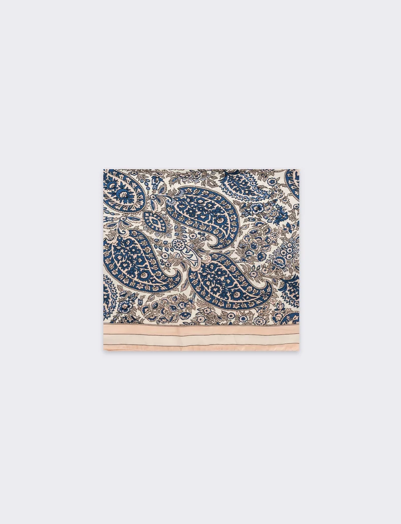 Foulard stampa paisley donna - Rosa