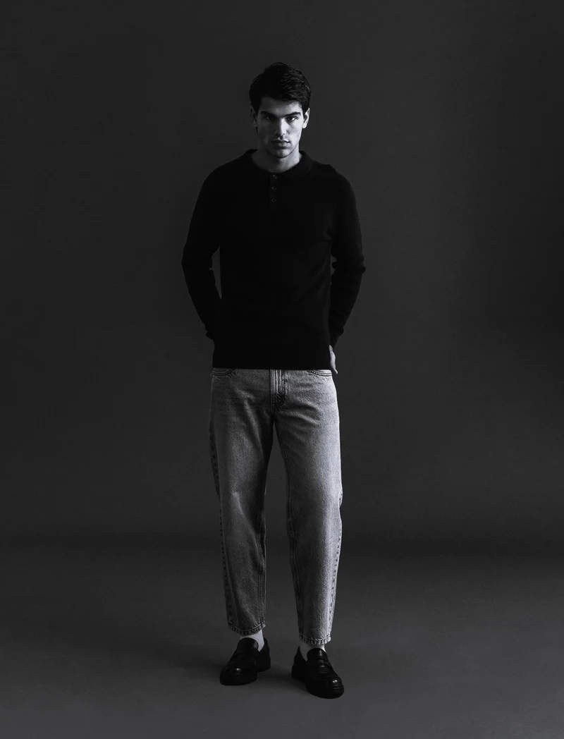 JEANS STRAIGHT FIT - Denim