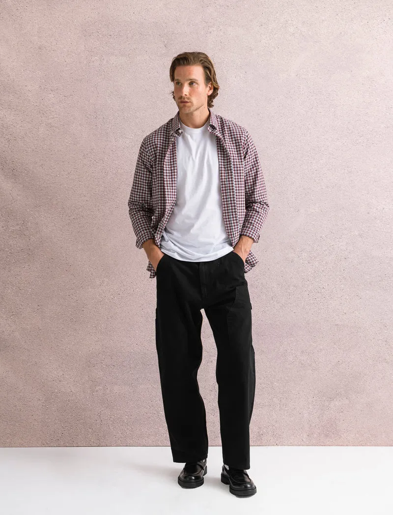 PANTALONE DENIM CARPENTER BAGGY FIT - Nero