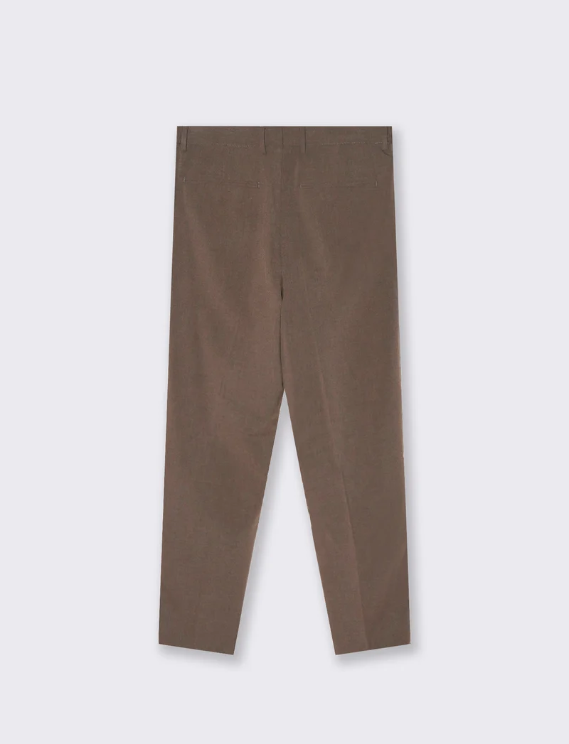 PANTALONI DA COMPLETO FORMAL FIT - Grigio fango