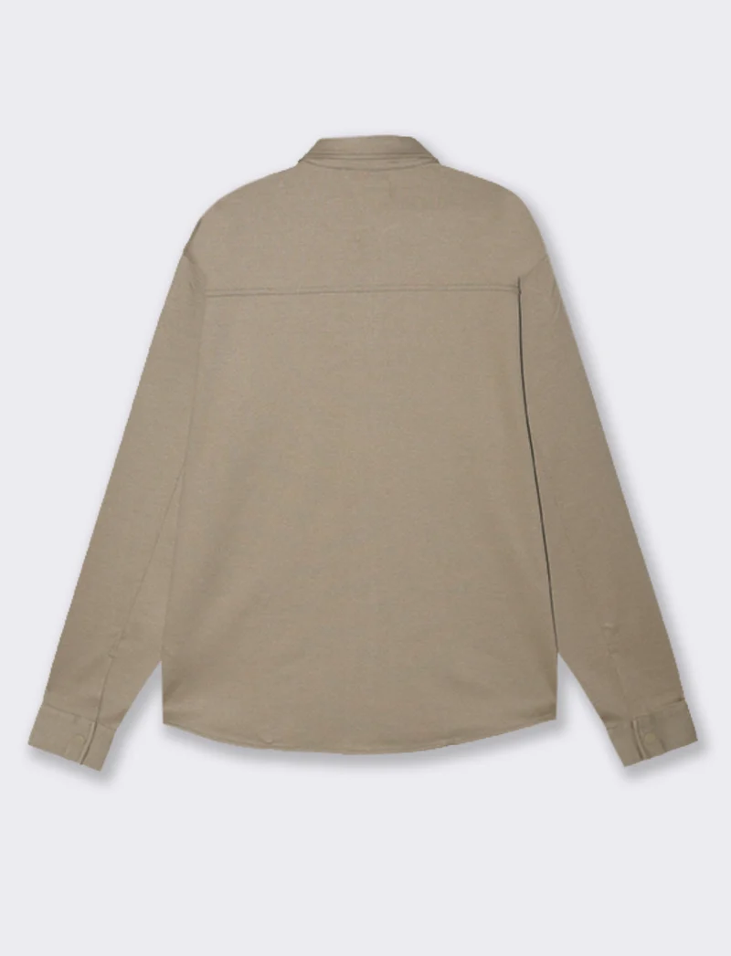 CAMICIA DA COMPLETO LAVORAZIONE JACQUARD - Beige