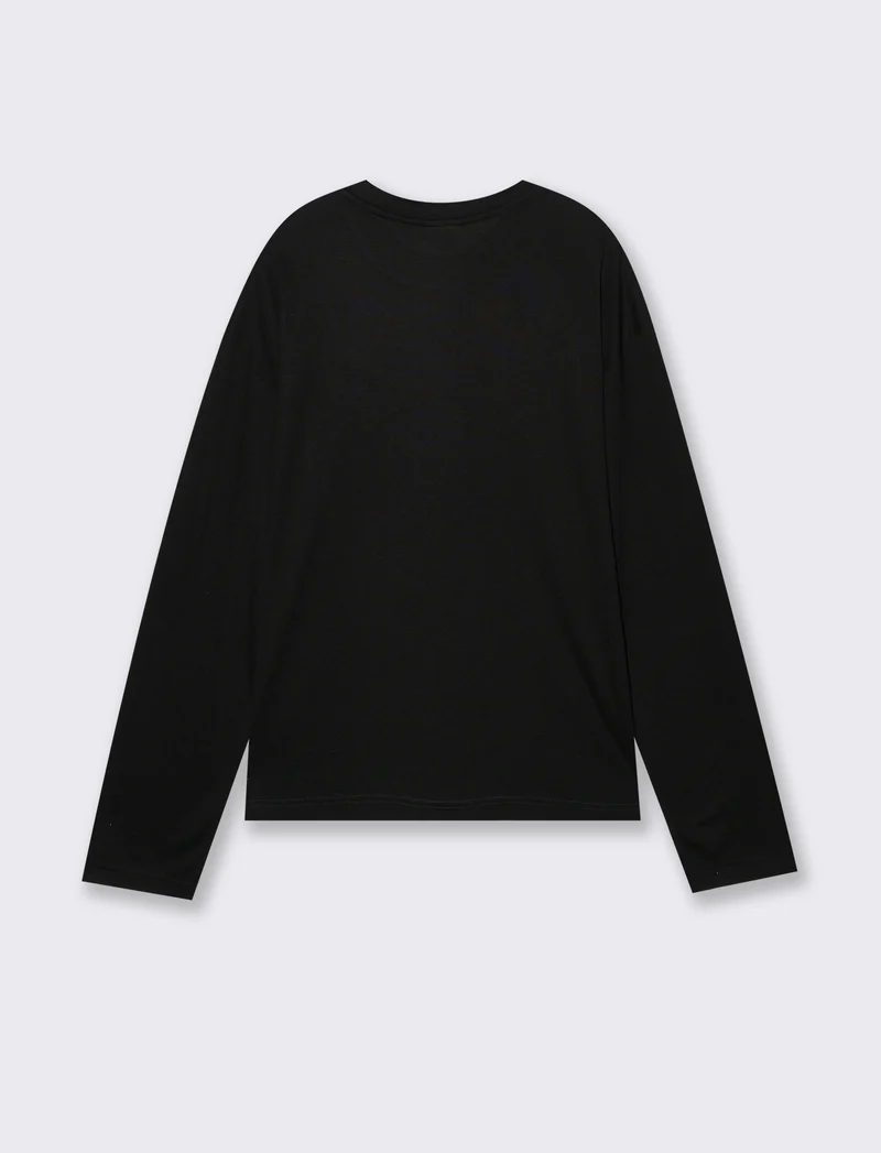 T-SHIRT RELAXED FIT - Nero