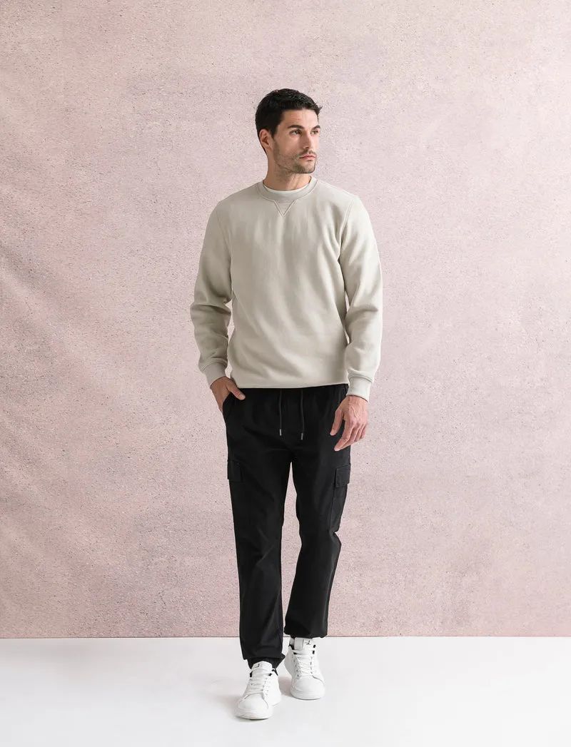 PANTALONI CARGO FIT - Nero