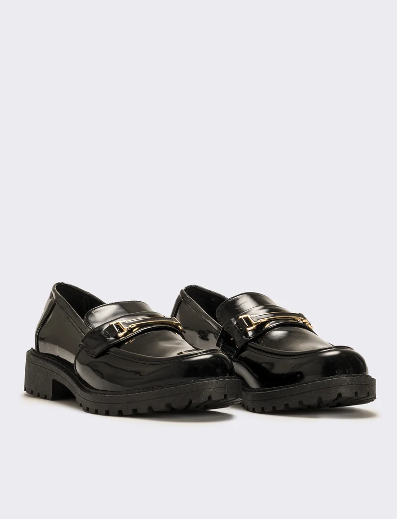 College con morsetto da donna - Nero