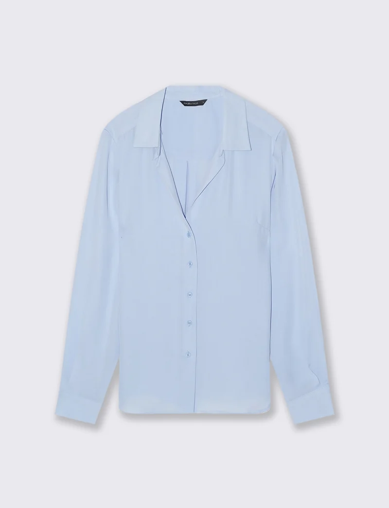 CAMICIA BASICA - Celeste