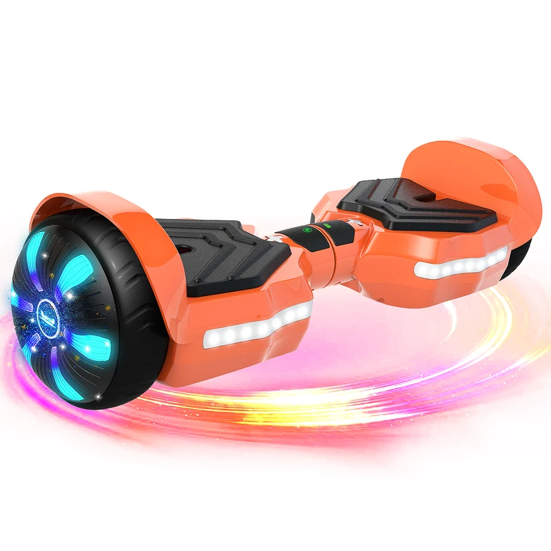 SIMATE Version K1 6.5" Bluetooth Hoverboard For Kids 500W Motor 8.5 mph Max Speed & 8.5 Miles Max Range