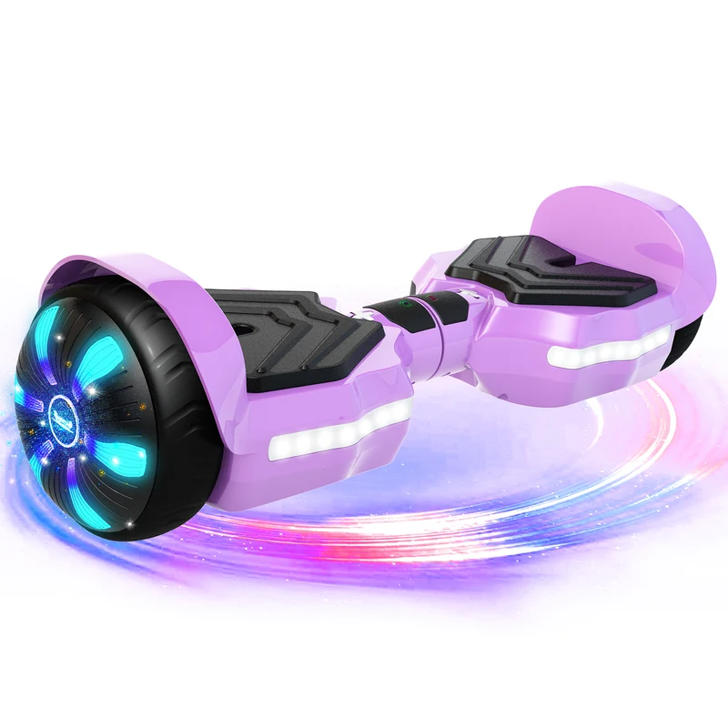 SIMATE Version K1 6.5" Bluetooth Hoverboard For Kids 500W Motor 8.5 mph Max Speed & 8.5 Miles Max Range