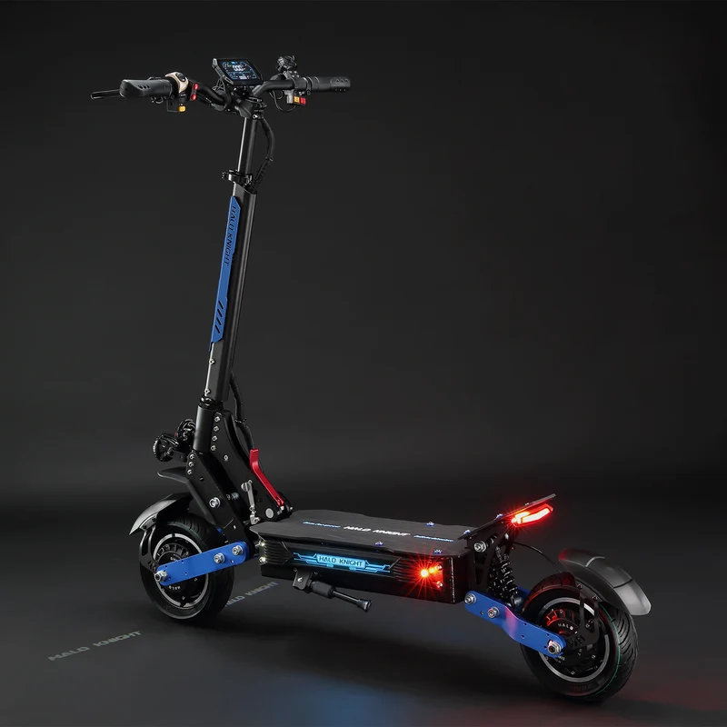 HALO KNIGHT T108(2025) 10" Foldable Electric Scooter 2400W Motor 52V 28.8Ah Battery