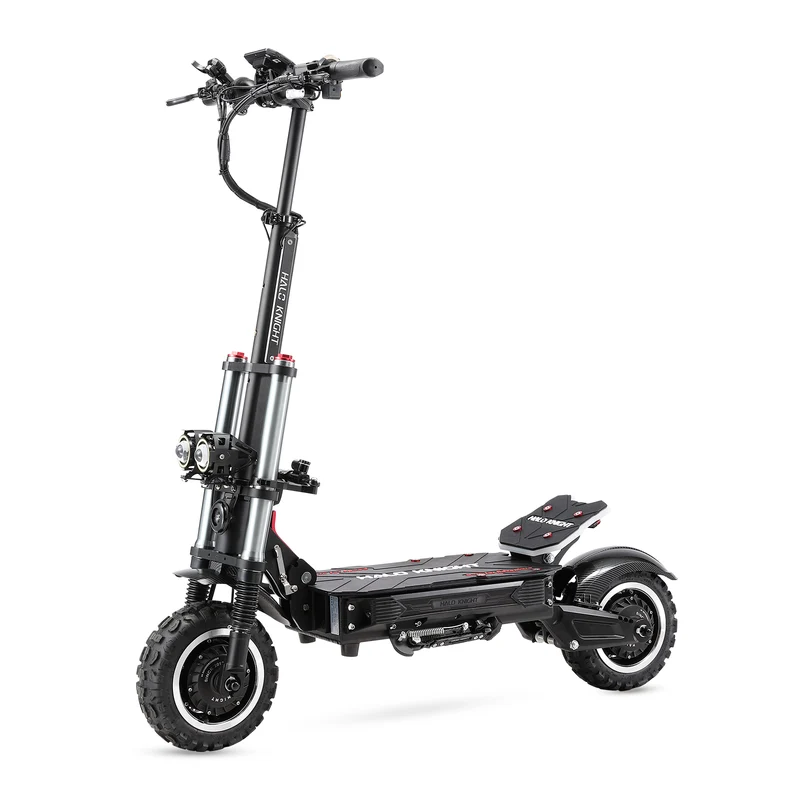 HALO KNIGHT T107 Pro (2025) 11" Foldable Electric Scooter 3000 W*2 Dual Motor 60V 38.4 Ah Battery