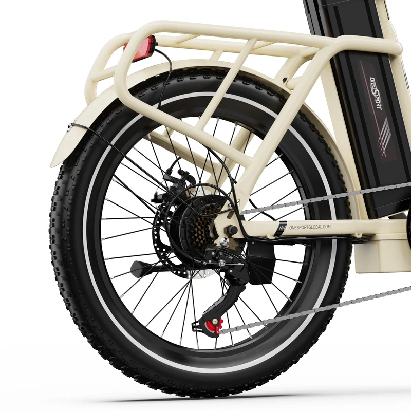 ONESPORT OT16-2 20" Folding Electric Commuter Bike 250W Motor 48V 17Ah Battery Support APP
