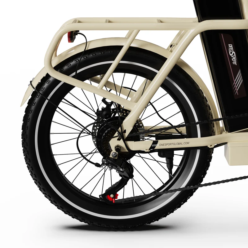 ONESPORT OT16-2 20" Folding Electric Commuter Bike 250W Motor 48V 17Ah Battery Support APP