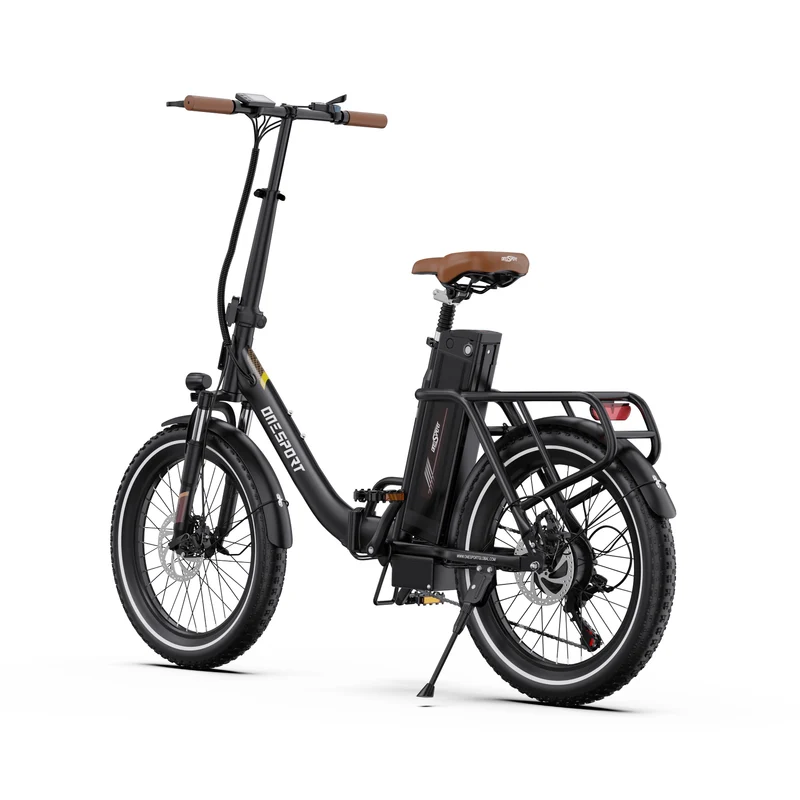 ONESPORT OT16-2 20" Folding Electric Commuter Bike 250W Motor 48V 17Ah Battery Support APP
