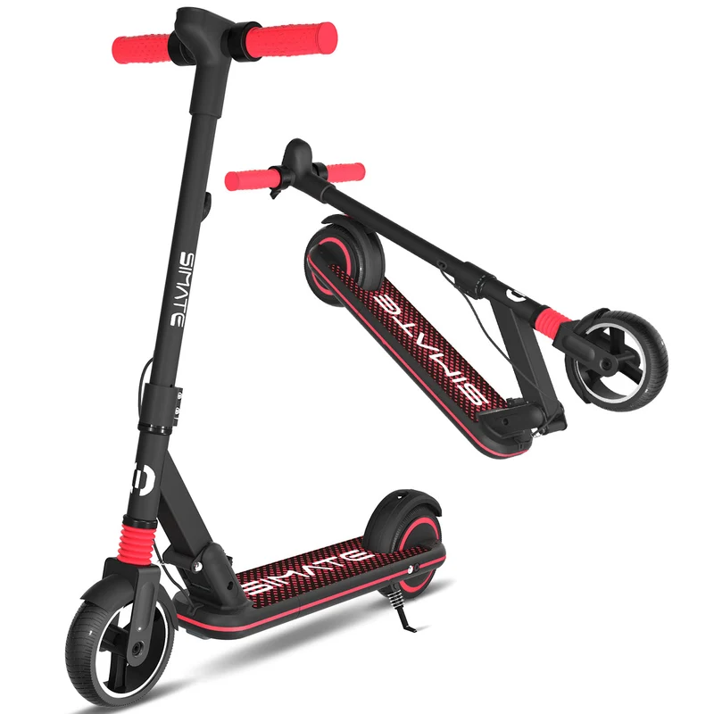 SIMATE S3 6.5" Kid＆s Foldable Electric Scooter 130W Motor 24V 2.5Ah Battery