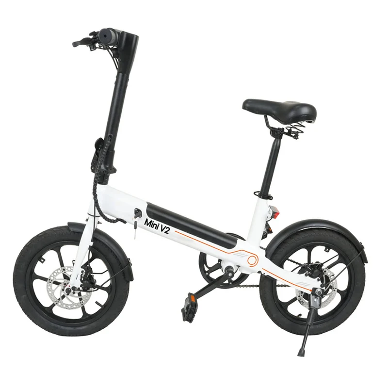 TWOFISH Mini V2 16" Folding Electric Bike 350W Motor 36V 7.5Ah Battery