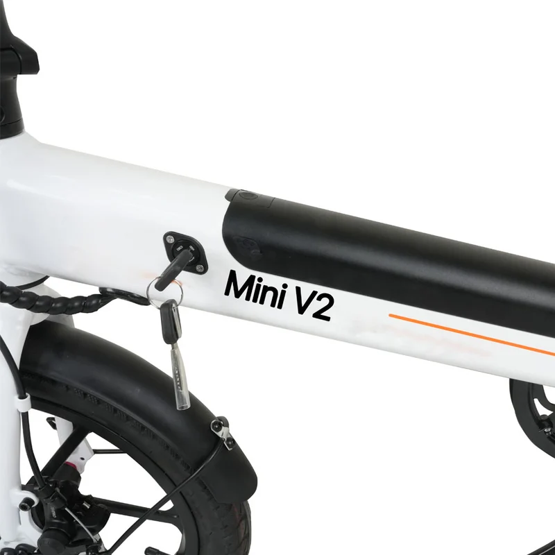 TWOFISH Mini V2 16" Folding Electric Bike 350W Motor 36V 7.5Ah Battery