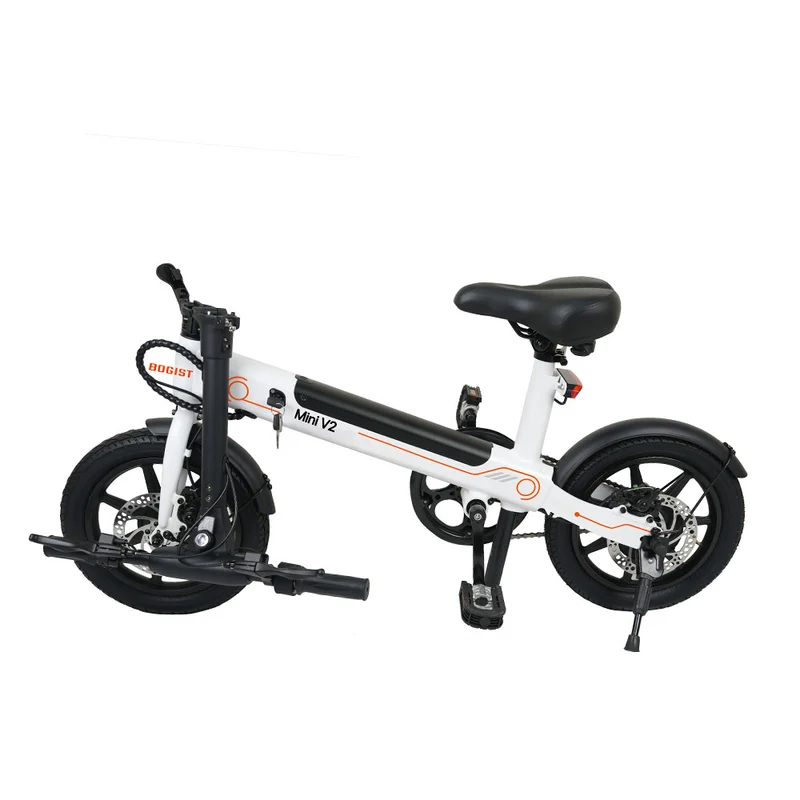 TWOFISH Mini V2 16" Folding Electric Bike 350W Motor 36V 7.5Ah Battery
