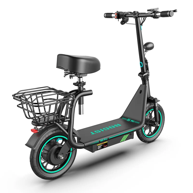 BOGIST M5 Pro 12" Seated E-Scooter 500W Motor 48V 13Ah Battery
