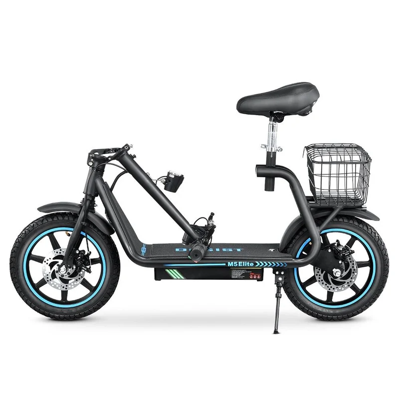 BOGIST AE86-ORIGIN M5 Elite 14" Electric Scooter 500W Motor 48V 13Ah Seat and Cargo Carrier