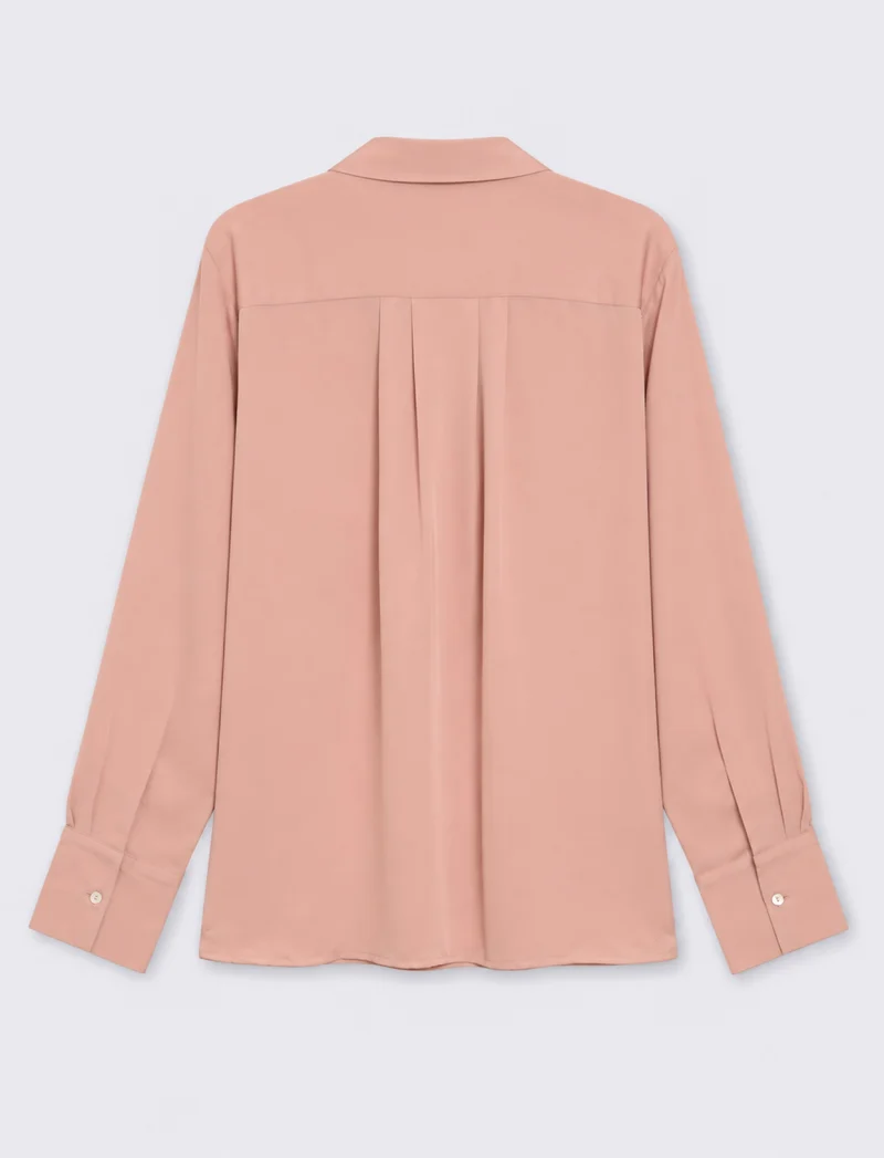 Camicia a manica lunga - Rosa antico