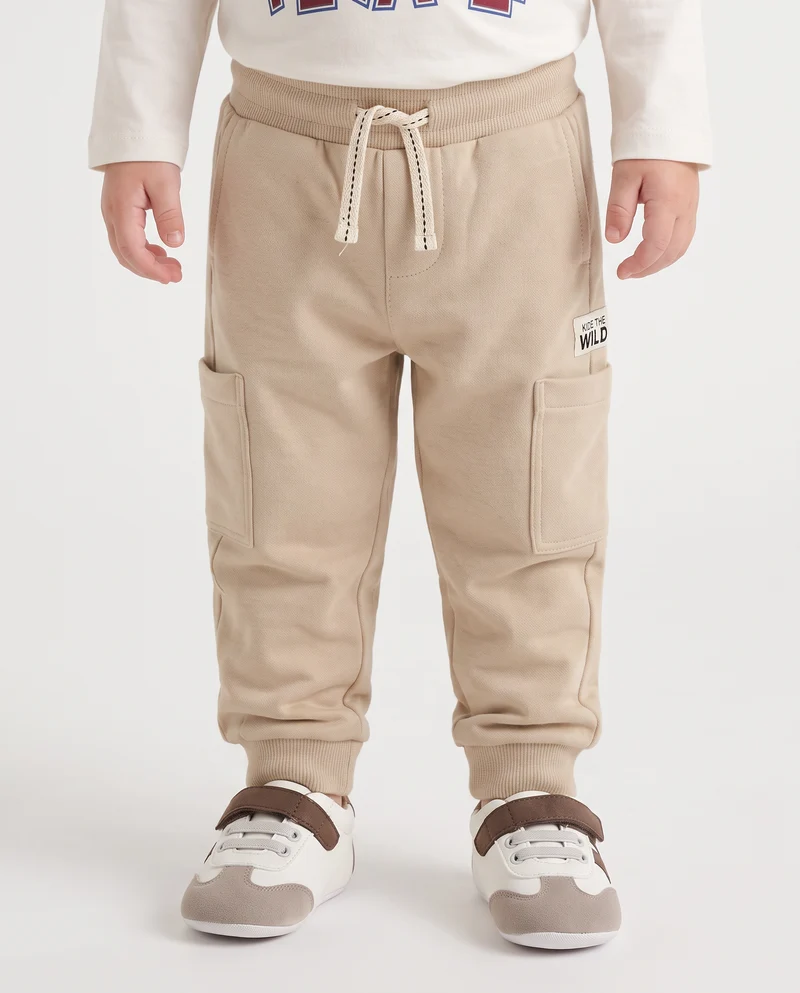 Pantafitness jogger dallo stile sportivo - Beige